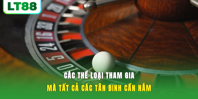 Các thể loại tham gia mà tất cả các tân binh cần nắm
